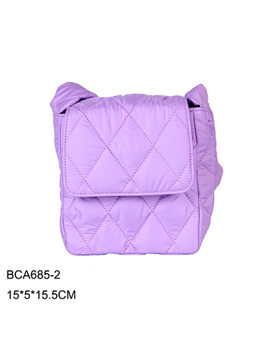 quilted nylon crossbody bag